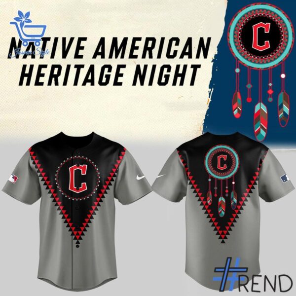 1 Native American Heritage Cleveland Guardians Jersey featuring a bold design for everyday confidence.