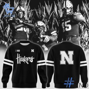 The 1 Nebraska Cornhuskers Alternate Dark Mode Sweatshirt delivers iconic streetwear energy.