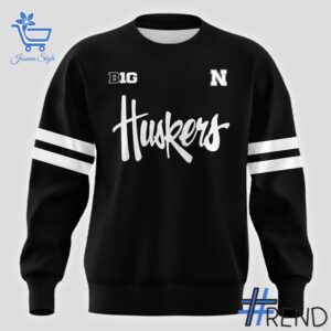 The 2 Nebraska Cornhuskers Alternate Dark Mode Sweatshirt delivers iconic streetwear energy.