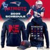 1 New England Patriots 2025 Schedule Hoodie featuring a bold design for everyday confidence.