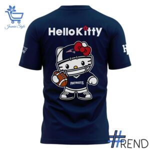 3 New England Patriots Hello Kitty Shirt Hoodie featuring a bold design for everyday confidence.
