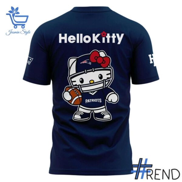 3 New England Patriots Hello Kitty Shirt Hoodie featuring a bold design for everyday confidence.