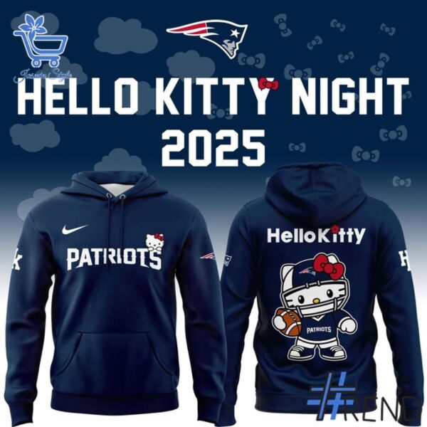 4 New England Patriots Hello Kitty Shirt Hoodie featuring a bold design for everyday confidence.