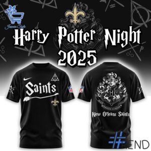 Bold and versatile 2 New Orleans Saints Harry Potter 2025 Hoodie for any occasion.