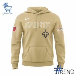 2 New Orleans Saints Teacher Appreciation 2025 Hoodie featuring a bold design for everyday confidence.