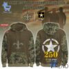 1 New Orleans Saints US Army 250th Birthday Hoodie featuring a bold design for everyday confidence.