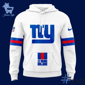The 2 New York Giants Vintage 2025 Hoodie brings a timeless classic into today’s style