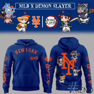 1 New York Mets Demon Slayer 2025 Hoodie featuring a bold design for everyday confidence.