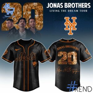 From casual to standout — 1 New York Mets Jonas Brothers Tour 2025 Jersey says it all.