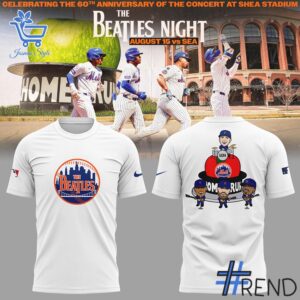1 New York Mets Mets Fab Four The Beatles Night Shirt designed with a clean aesthetic for everyday wear