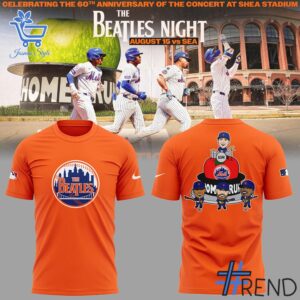2 New York Mets Mets Fab Four The Beatles Night Shirt designed with a clean aesthetic for everyday wear