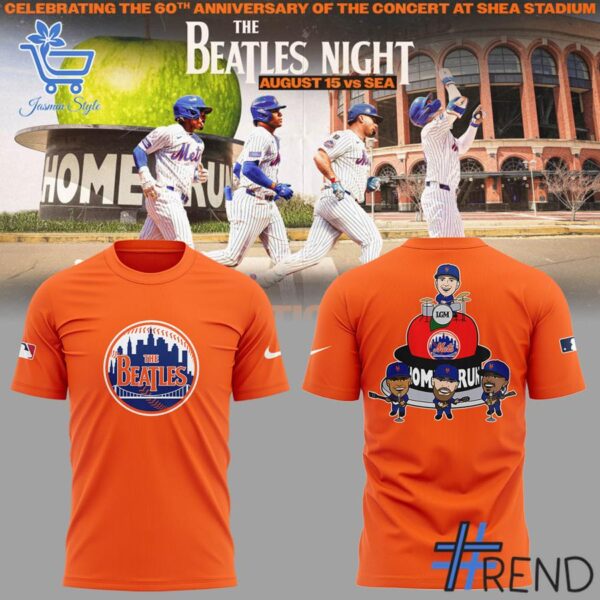 2 New York Mets Mets Fab Four The Beatles Night Shirt designed with a clean aesthetic for everyday wear