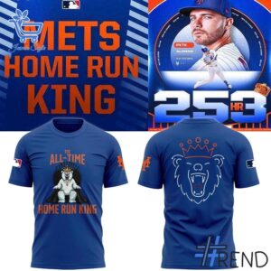 The 1 New York Mets Pete Alonso Home Run King T shirt brings street-ready confidence to everyday outfits.