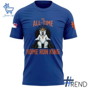The 3 New York Mets Pete Alonso Home Run King T shirt brings street-ready confidence to everyday outfits.