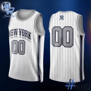 Premium quality 2 New York Yankees 2025 Basketball Jersey Night with a modern, versatile look