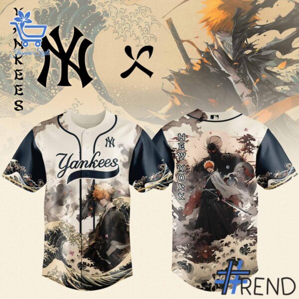 From casual to standout — 1 New York Yankees Bleach Baseball Jersey says it all.