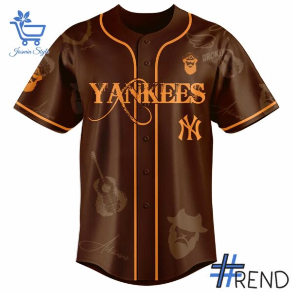 High-quality 2 New York Yankees Chris Stapleton Baseball Jersey featuring a stylish design for a standout look.