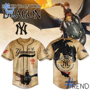 From casual to standout — 1 New York Yankees How to Train Your Dragon Jersey says it all.