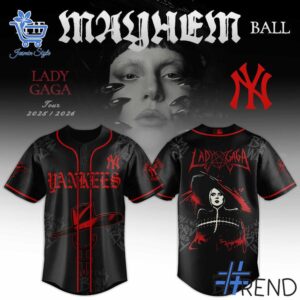 Premium quality 1 New York Yankees Lady Gaga Baseball Jersey with a modern, versatile look