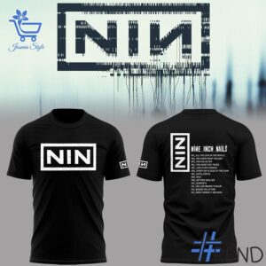 Bold and versatile 1 Nine Inch Nails Tour 2025 Shirt Hoodie for any occasion.