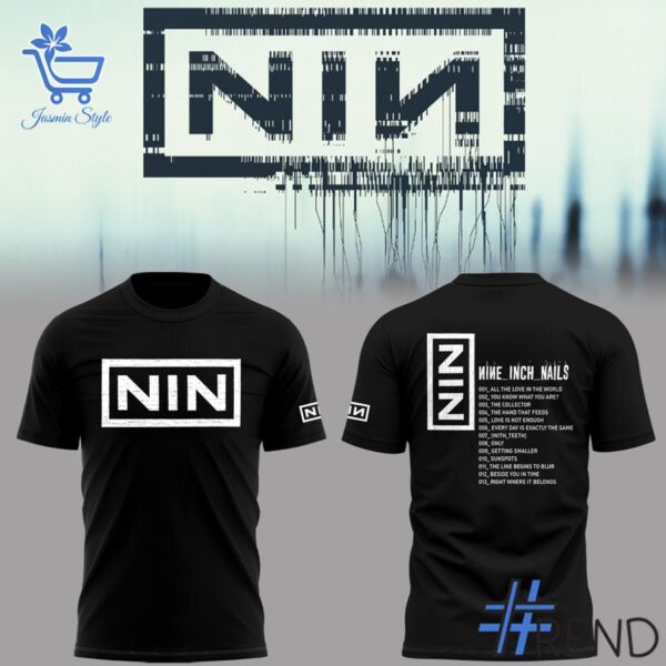 Bold and versatile 1 Nine Inch Nails Tour 2025 Shirt Hoodie for any occasion.