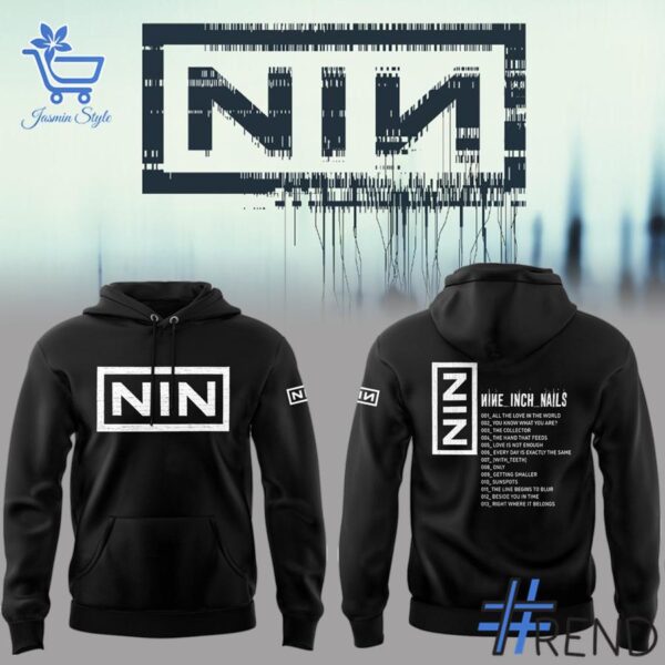 Bold and versatile 2 Nine Inch Nails Tour 2025 Shirt Hoodie for any occasion.