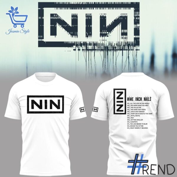 Bold and versatile 3 Nine Inch Nails Tour 2025 Shirt Hoodie for any occasion.