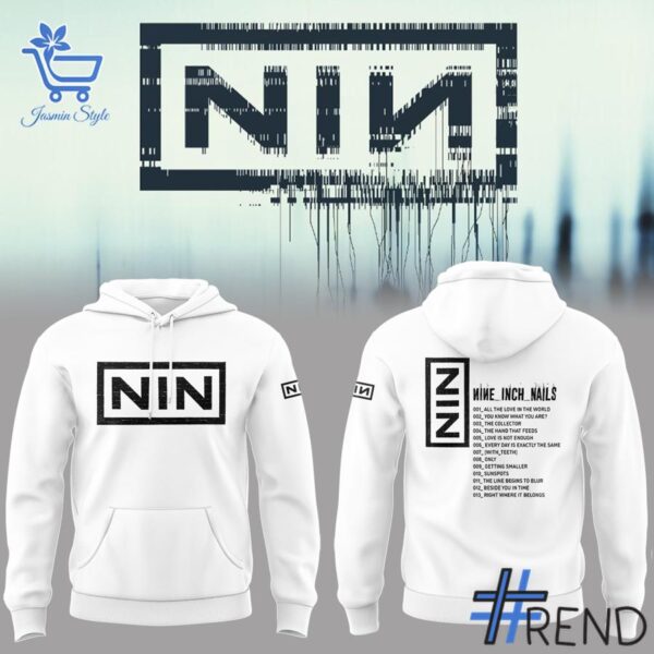 Bold and versatile 4 Nine Inch Nails Tour 2025 Shirt Hoodie for any occasion.