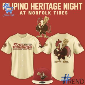 Premium quality 1 Norfolk Tides Filipino American Jersey with a modern, versatile look