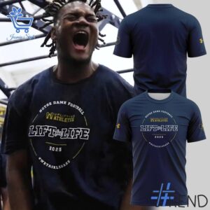 Stylish 1 Notre Dame Fighting Irish 2025 Lift For Life Shirt designed for everyday wear and lasting comfort.
