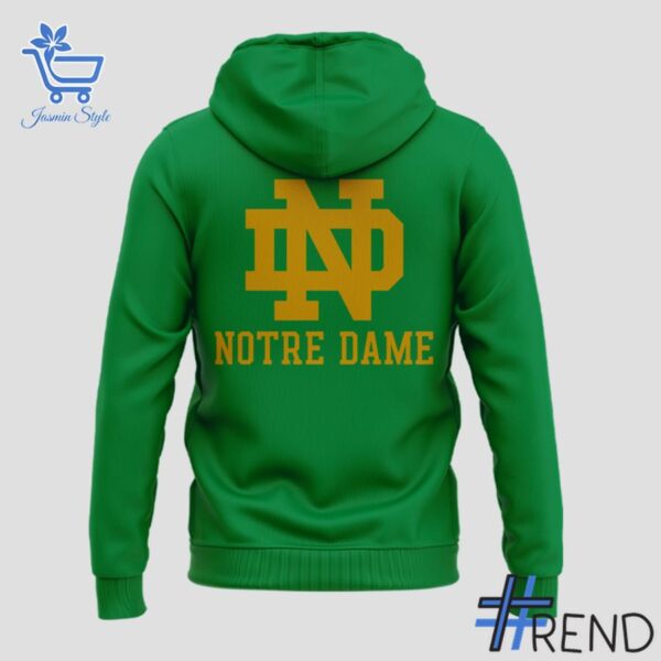 Premium 3 Notre Dame Fighting Irish 2025 green Hoodie built for comfort and a modern lifestyle