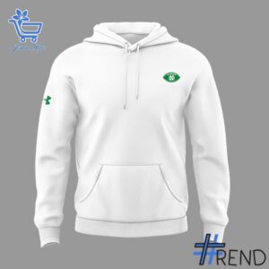 Premium 2 Notre Dame Fighting Irish 2025 white Hoodie built for comfort and a modern lifestyle