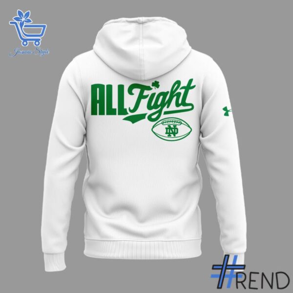 Premium 3 Notre Dame Fighting Irish 2025 white Hoodie built for comfort and a modern lifestyle