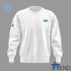 Premium 5 Notre Dame Fighting Irish 2025 white Hoodie built for comfort and a modern lifestyle
