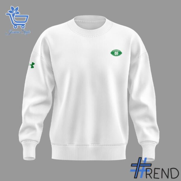 Premium 5 Notre Dame Fighting Irish 2025 white Hoodie built for comfort and a modern lifestyle