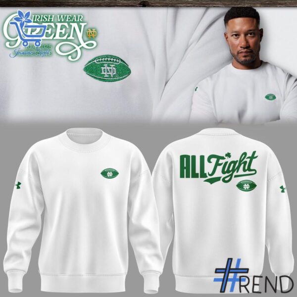 Stylish 2 Notre Dame Fighting Irish Irish Wear Green shirt designed for everyday wear and lasting comfort.