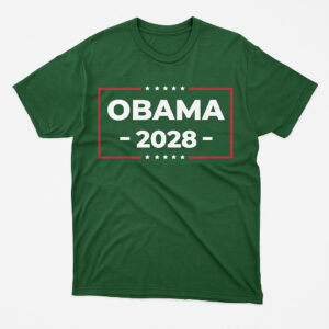 The Obama 2028 T Shirt brings street-ready confidence to everyday outfits.