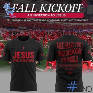The 1 Ohio State Buckeyes JESUS Over Everything Shirt brings a timeless classic into today’s style