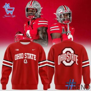 3 Ohio State Buckeyes Uniform In Scarlet Shirt designed with a clean aesthetic for everyday wear