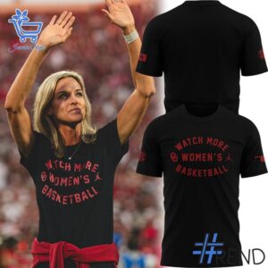 The 1 Oklahoma Sooners Basketball Watch More Women's Basketball T Shirt brings street-ready confidence to everyday outfits.