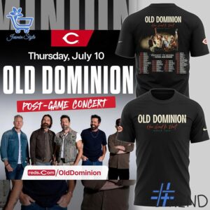 High-quality 1 Old Dominion How Good Is That World Tour 2025 Shirt featuring a stylish design for a standout look.