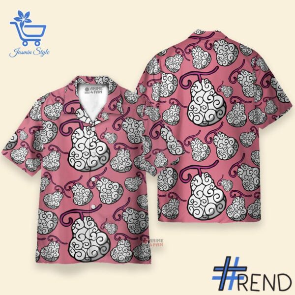 1 One Piece Ito Ito no Mi Hawaiian Shirt featuring a bold design for everyday confidence.