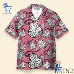2 One Piece Ito Ito no Mi Hawaiian Shirt featuring a bold design for everyday confidence.
