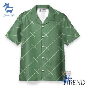 Bold and versatile 2 One Piece Zoro Stampede Costume Hawaiian Shirt for any occasion.