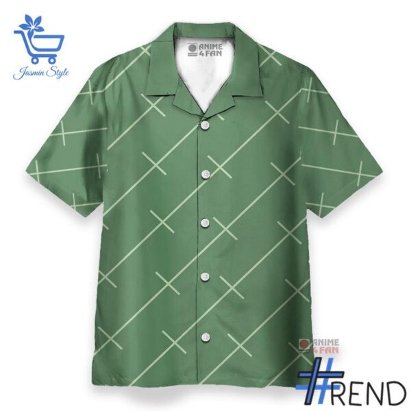 Bold and versatile 2 One Piece Zoro Stampede Costume Hawaiian Shirt for any occasion.