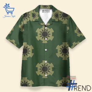 Bold and versatile 2 One Piece Zoro's Wano Pattern Hawaiian Shirt for any occasion.