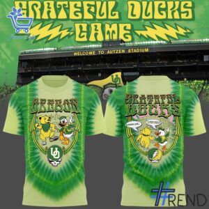 High-quality 1 Oregon Ducks x Grateful Dead Shirt featuring a stylish design for a standout look.