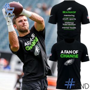 1 Philadelphia Eagles A Fan Of Change Shirt designed with a clean aesthetic for everyday wear