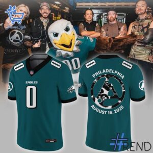 1 Philadelphia Eagles Linkin Park Football Jersey designed with a clean aesthetic for everyday wear