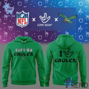 The Philadelphia Eagles NFL ASL Collection by Love Sign American Sign Language Shirt 4 jpg delivers iconic streetwear energy.